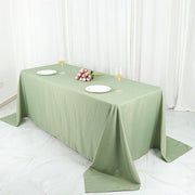 90" x 132" Polyester Rectangular Tablecloth