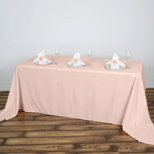 90" x 132" Polyester Rectangular Tablecloth TAB_90132_046_POLY