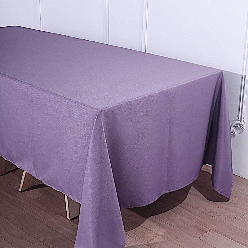 90" x 132" Polyester Rectangular Tablecloth TAB_90132_073_POLY