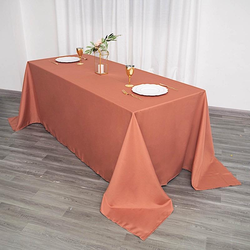 90" x 132" Polyester Rectangular Tablecloth TAB_90132_TERC_POLY