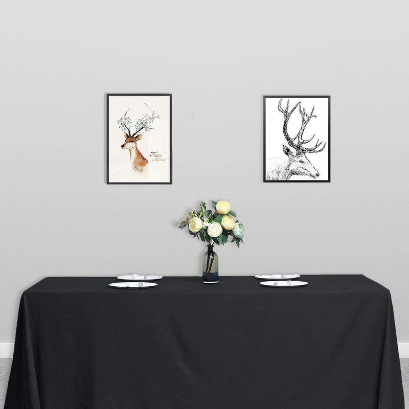 90" x 132" Premium Polyester Rectangular Tablecloth