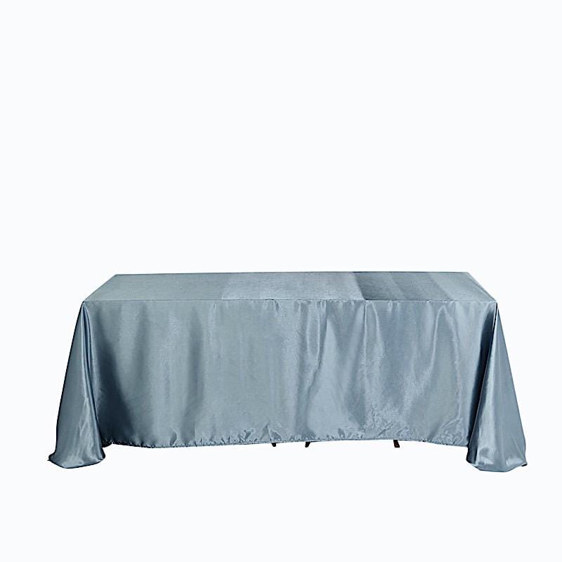 90" x 132" Satin Rectangular Tablecloth