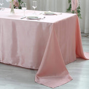 90" x 132" Satin Rectangular Tablecloth