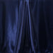 90" x 132" Satin Rectangular Tablecloth - Navy Blue TAB_STN_90132_NAVY