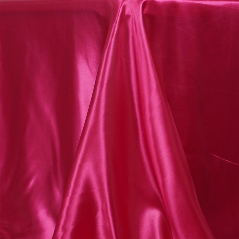 90" x 132" Satin Rectangular Tablecloth