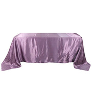 90" x 132" Satin Rectangular Tablecloth