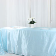 90" x 132" Satin Rectangular Tablecloth