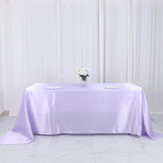 90" x 132" Satin Rectangular Tablecloth