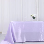 90" x 132" Satin Rectangular Tablecloth