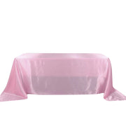 90" x 132" Satin Rectangular Tablecloth