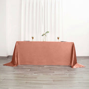 90" x 132" Satin Rectangular Tablecloth