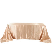 90" x 132" Satin Rectangular Tablecloth