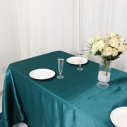 90" x 132" Satin Rectangular Tablecloth