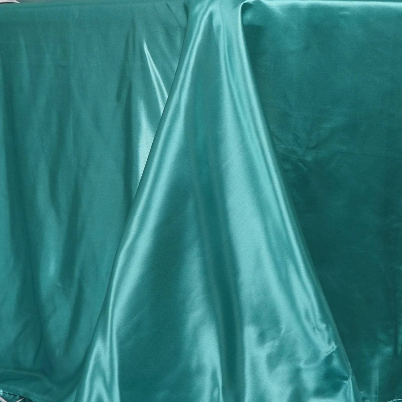 90" x 132" Satin Rectangular Tablecloth