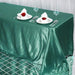 90" x 132" Satin Rectangular Tablecloth - Hunter Green TAB_STN_90132_HUNT