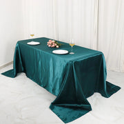 90" x 132" Satin Rectangular Tablecloth TAB_STN_90132_PCOK