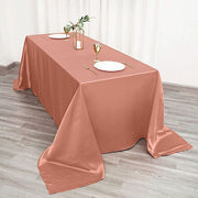 90" x 132" Satin Rectangular Tablecloth TAB_STN_90132_TERC