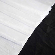 90" x 156" Accordion Metallic Crinkled Taffeta Rectangular Tablecloth