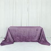 90" x 156" Accordion Metallic Crinkled Taffeta Rectangular Tablecloth