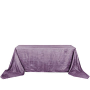 90" x 156" Accordion Metallic Crinkled Taffeta Rectangular Tablecloth TAB_ACRNK_90156_073