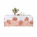 90" x 156" Large Roses Lamour Satin Rectangular Tablecloth TAB_73_90156_WH046