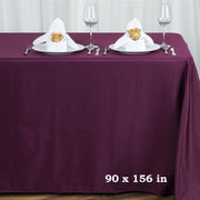 90" x 156" Polyester Rectangular Tablecloth