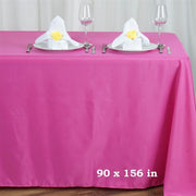 90" x 156" Polyester Rectangular Tablecloth