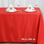 90" x 156" Polyester Rectangular Tablecloth