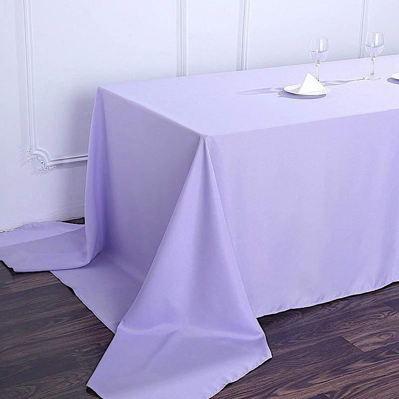 90" x 156" Polyester Rectangular Tablecloth