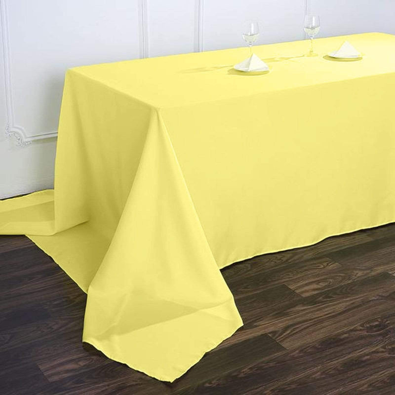 90" x 156" Polyester Rectangular Tablecloth