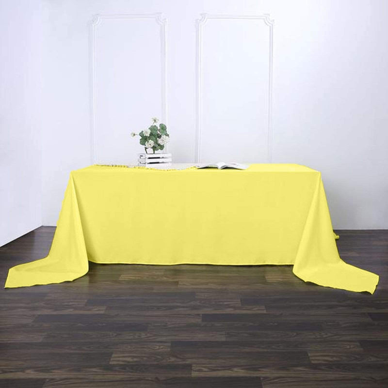 90" x 156" Polyester Rectangular Tablecloth