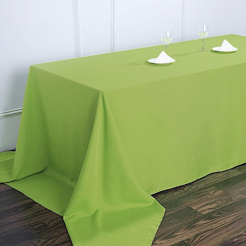 90" x 156" Polyester Rectangular Tablecloth
