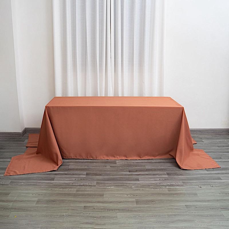 90" x 156" Polyester Rectangular Tablecloth