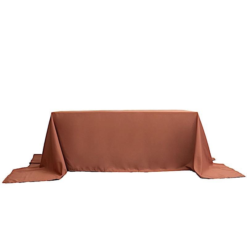 90" x 156" Polyester Rectangular Tablecloth