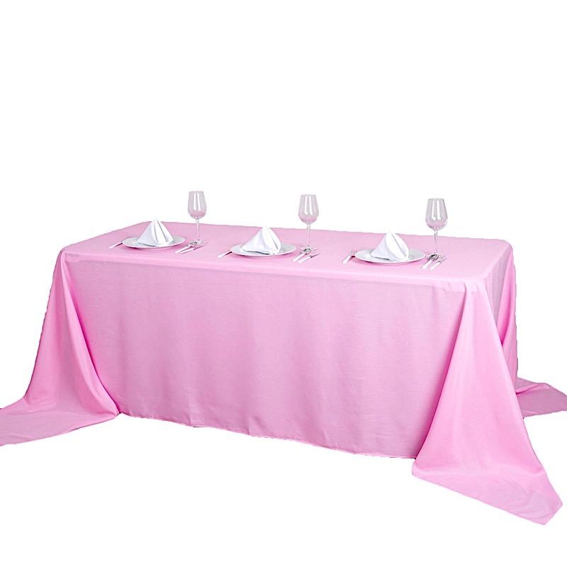 90" x 156" Polyester Rectangular Tablecloth