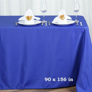 90" x 156" Polyester Rectangular Tablecloth