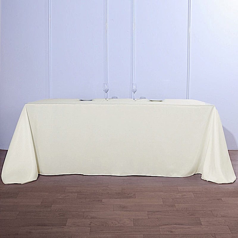 90" x 156" Polyester Rectangular Tablecloth