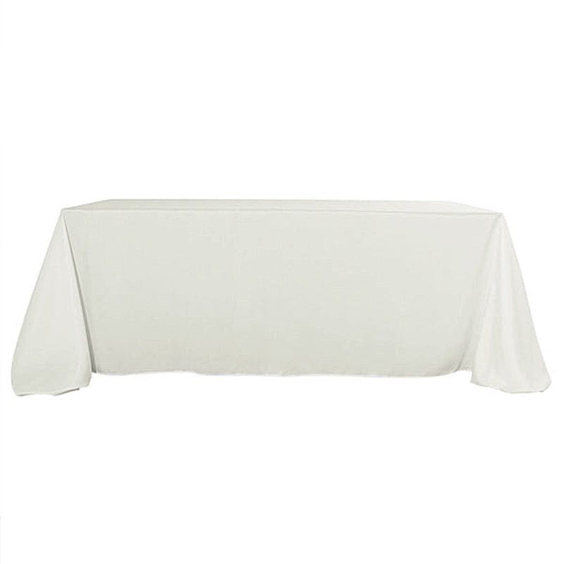 90" x 156" Polyester Rectangular Tablecloth
