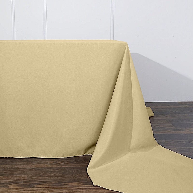 90" x 156" Polyester Rectangular Tablecloth