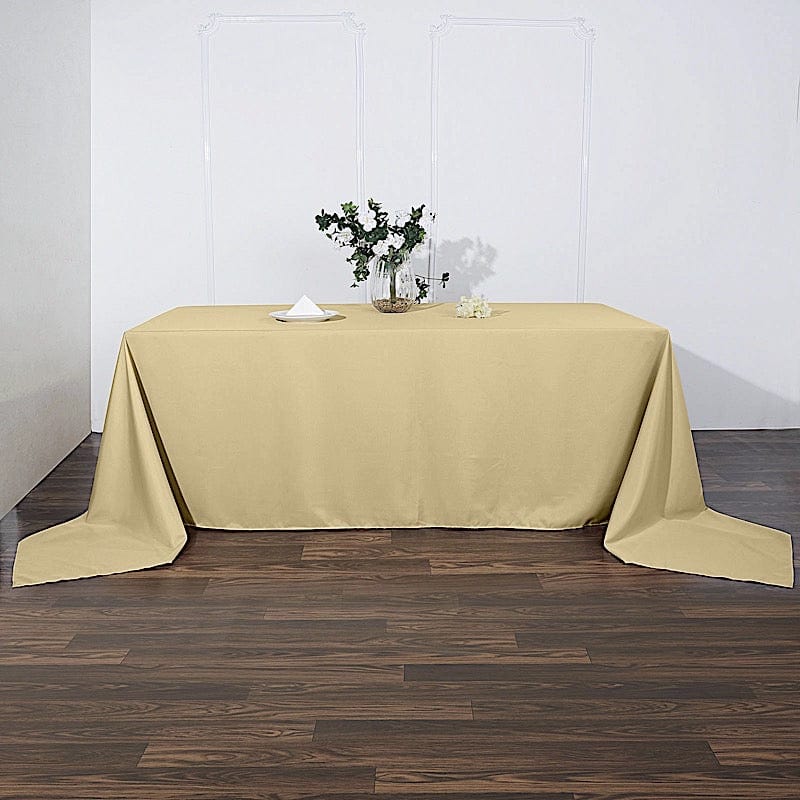 90" x 156" Polyester Rectangular Tablecloth