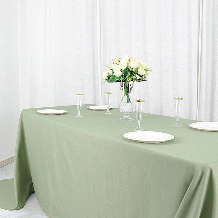 90" x 156" Polyester Rectangular Tablecloth