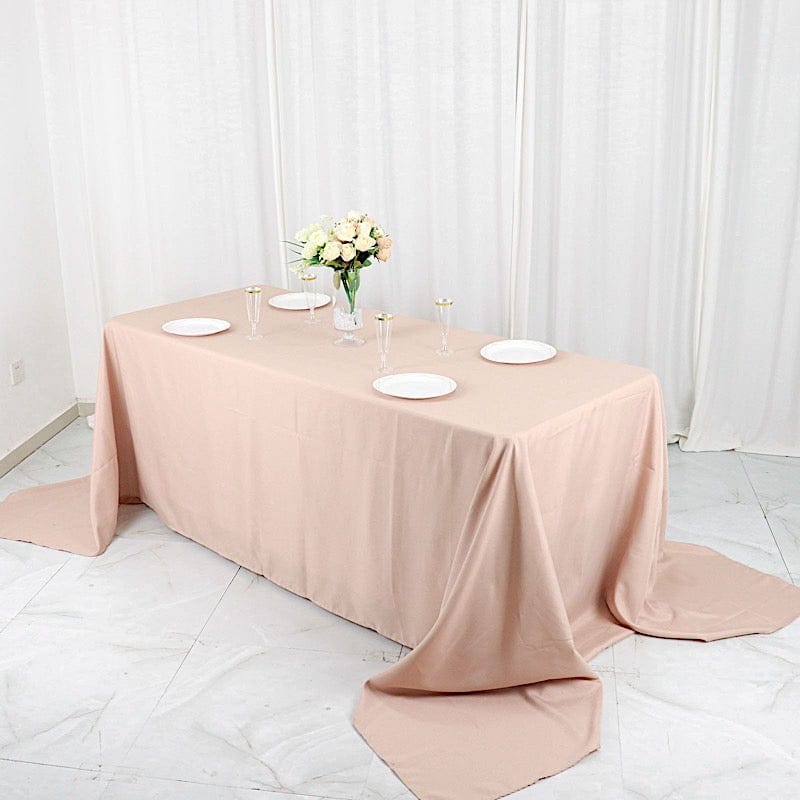 90" x 156" Polyester Rectangular Tablecloth