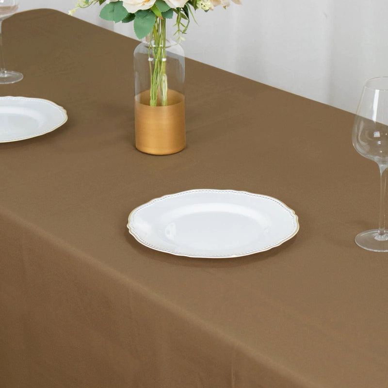 90" x 156" Polyester Rectangular Tablecloth