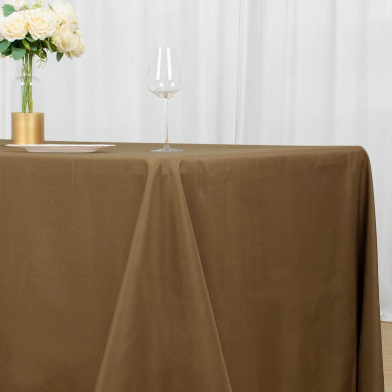 90" x 156" Polyester Rectangular Tablecloth