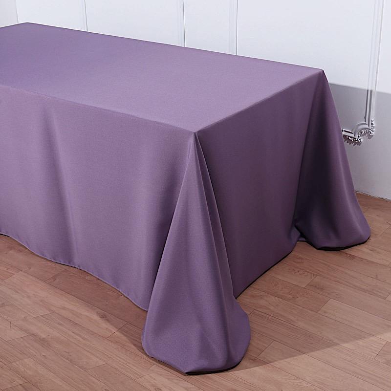 90" x 156" Polyester Rectangular Tablecloth TAB_90156_073_POLY