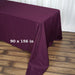 90" x 156" Polyester Rectangular Tablecloth TAB_90156_EGG_POLY