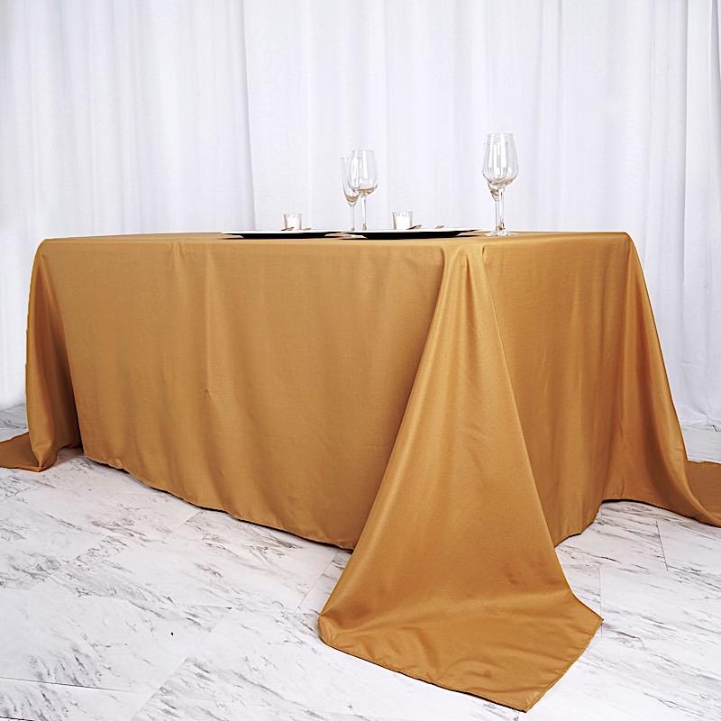 90" x 156" Polyester Rectangular Tablecloth