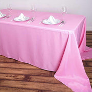 90" x 156" Polyester Rectangular Tablecloth TAB_90156_PINK_POLY