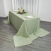 90" x 156" Polyester Rectangular Tablecloth TAB_90156_SAGE_POLY