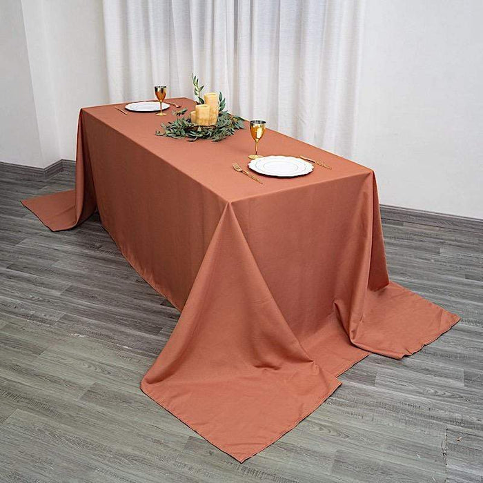 90" x 156" Polyester Rectangular Tablecloth TAB_90156_TERC_POLY